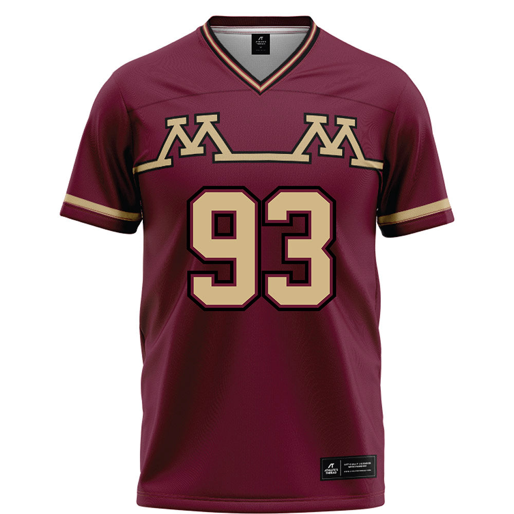 Minnesota - NCAA Football : Riley Sunram - Retro Football Jersey-0