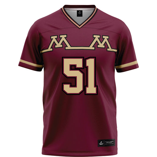 Minnesota - NCAA Football : Daniel Shipp - Retro Football Jersey-0