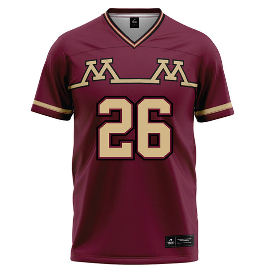 Minnesota - NCAA Football : Zeke Bates - Retro Football Jersey-0