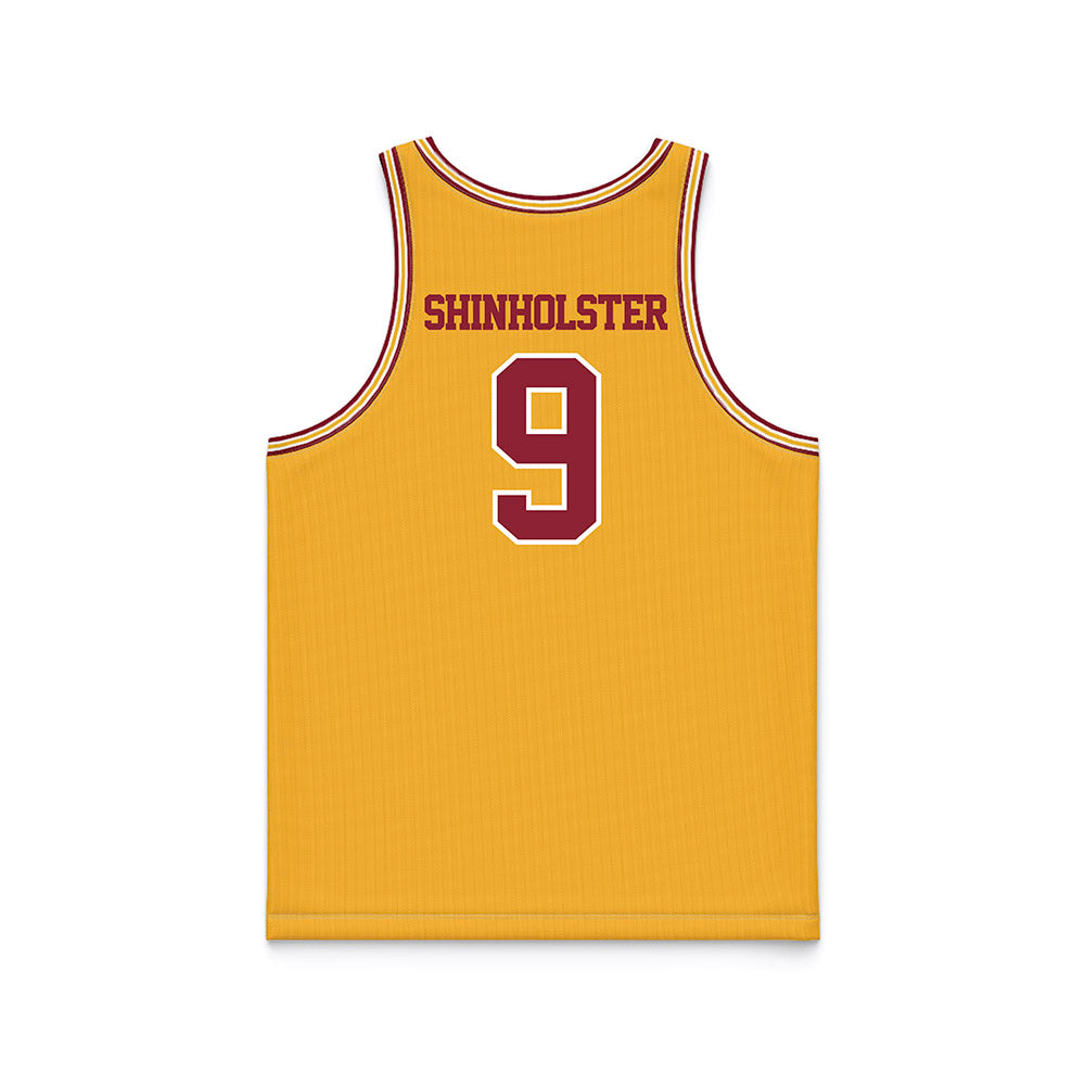 Minnesota - NCAA Men's Basketball : Kai Shinholster - Retro Gold Basketball Jersey-1