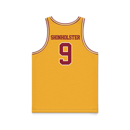 Minnesota - NCAA Men's Basketball : Kai Shinholster - Retro Gold Basketball Jersey-1