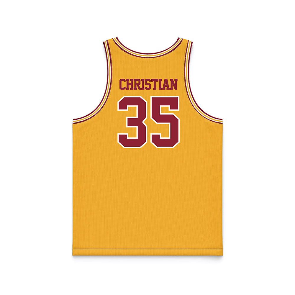 Minnesota - NCAA Women's Basketball : Makena Christian - Retro Gold Basketball Jersey-1