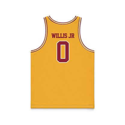 Minnesota - NCAA Men's Basketball : Chansey Willis Jr - Retro Gold Basketball Jersey-1