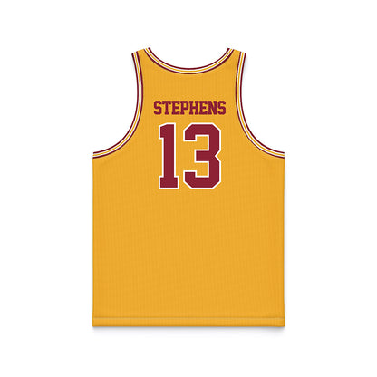 Minnesota - NCAA Men's Basketball : Chance Stephens - Retro Gold Basketball Jersey-1