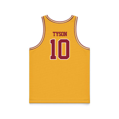 Minnesota - NCAA Men's Basketball : Cade Tyson - Retro Gold Basketball Jersey-1