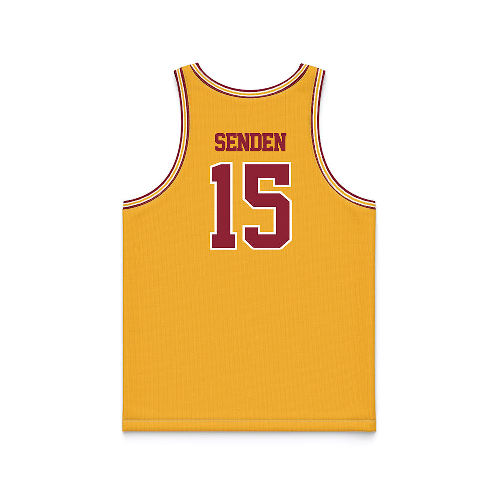 Minnesota - NCAA Women's Basketball : Brynn Senden - Retro Gold Basketball Jersey-1