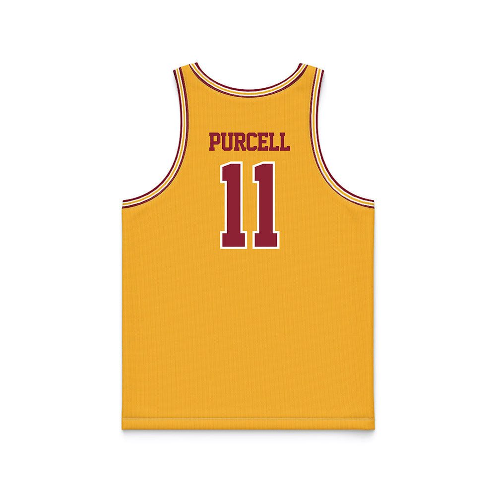 Minnesota - NCAA Men's Basketball : Jackson Purcell - Retro Gold Basketball Jersey-1