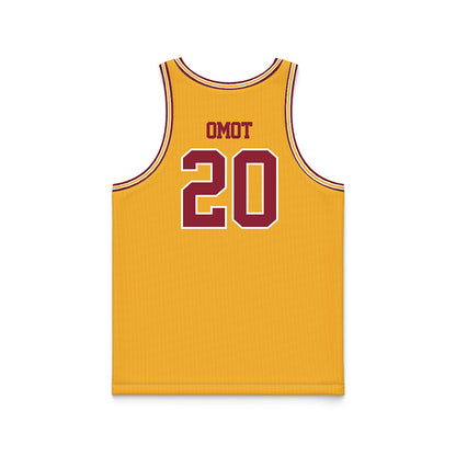 Minnesota - NCAA Men's Basketball : Bj Omot - Retro Gold Basketball Jersey-1