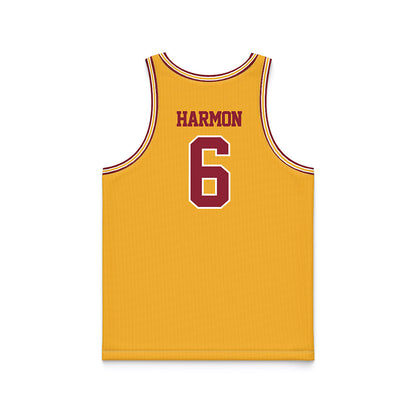 Minnesota - NCAA Women's Basketball : Leah Harmon - Retro Gold Basketball Jersey-1