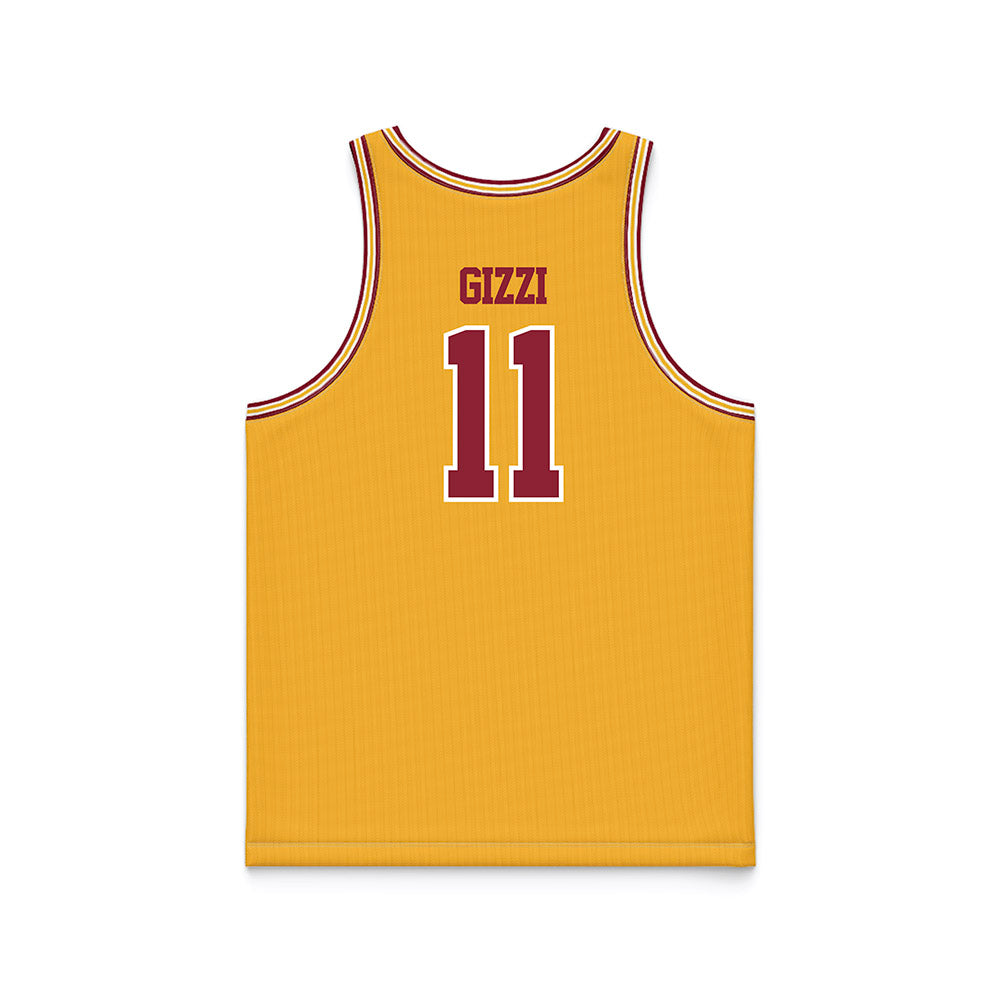 Minnesota - NCAA Men's Basketball : Maximus Gizzi - Retro Gold Basketball Jersey-1