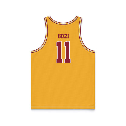 Minnesota - NCAA Men's Basketball : Maximus Gizzi - Retro Gold Basketball Jersey-1