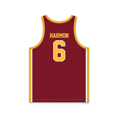 Minnesota - NCAA Women's Basketball : Leah Harmon - Retro Maroon Basketball Jersey-1