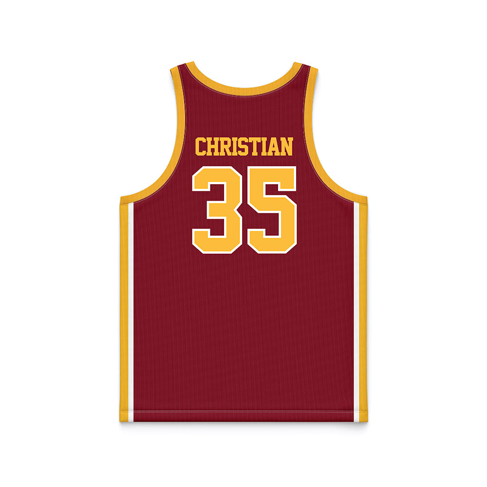 Minnesota - NCAA Women's Basketball : Makena Christian - Retro Maroon Basketball Jersey-1