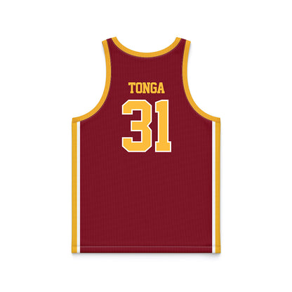 Minnesota - NCAA Women's Basketball : Finau Tonga - Retro Maroon Basketball Jersey-1