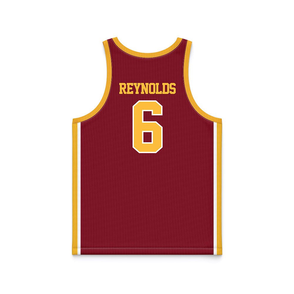 Minnesota - NCAA Men's Basketball : Langston Reynolds - Retro Maroon Basketball Jersey-1