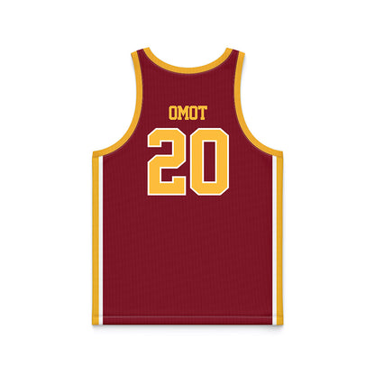 Minnesota - NCAA Men's Basketball : Bj Omot - Retro Maroon Basketball Jersey-1