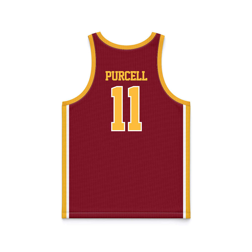 Minnesota - NCAA Men's Basketball : Jackson Purcell - Retro Maroon Basketball Jersey-1