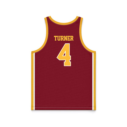 Minnesota - NCAA Men's Basketball : Nehemiah Turner - Retro Maroon Basketball Jersey-1