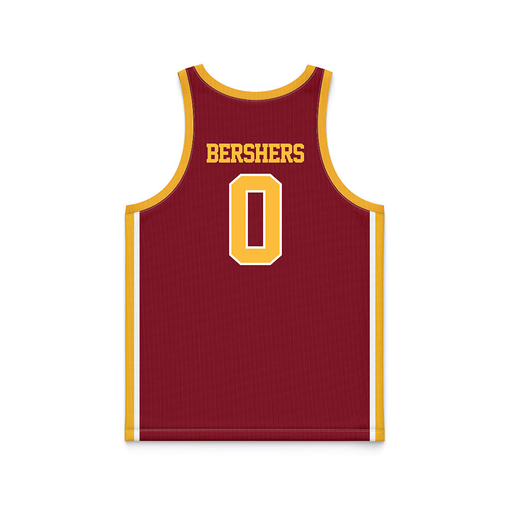 Minnesota - NCAA Women's Basketball : Tracey Bershers - Retro Maroon Basketball Jersey-1
