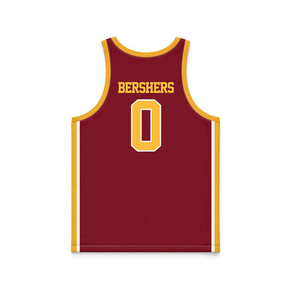 Minnesota - NCAA Women's Basketball : Tracey Bershers - Retro Maroon Basketball Jersey-1