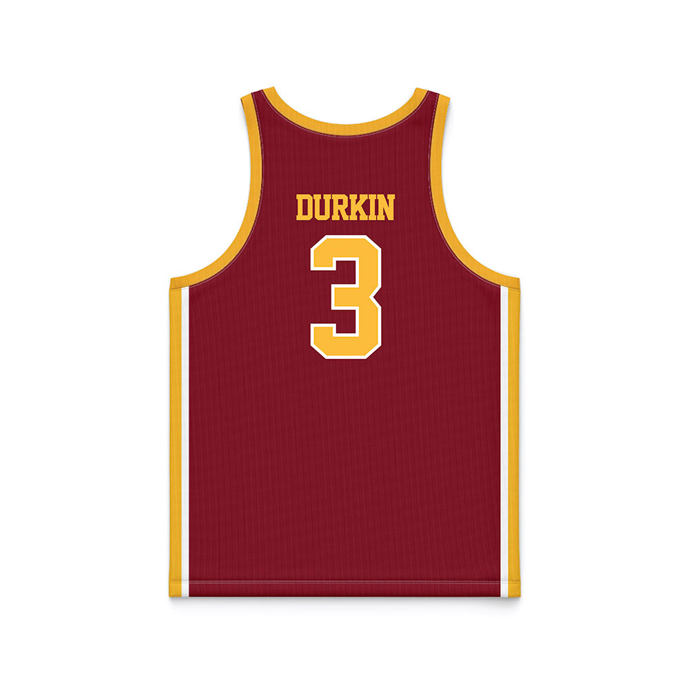 Minnesota - NCAA Men's Basketball : Bobby Durkin - Retro Maroon Basketball Jersey-1