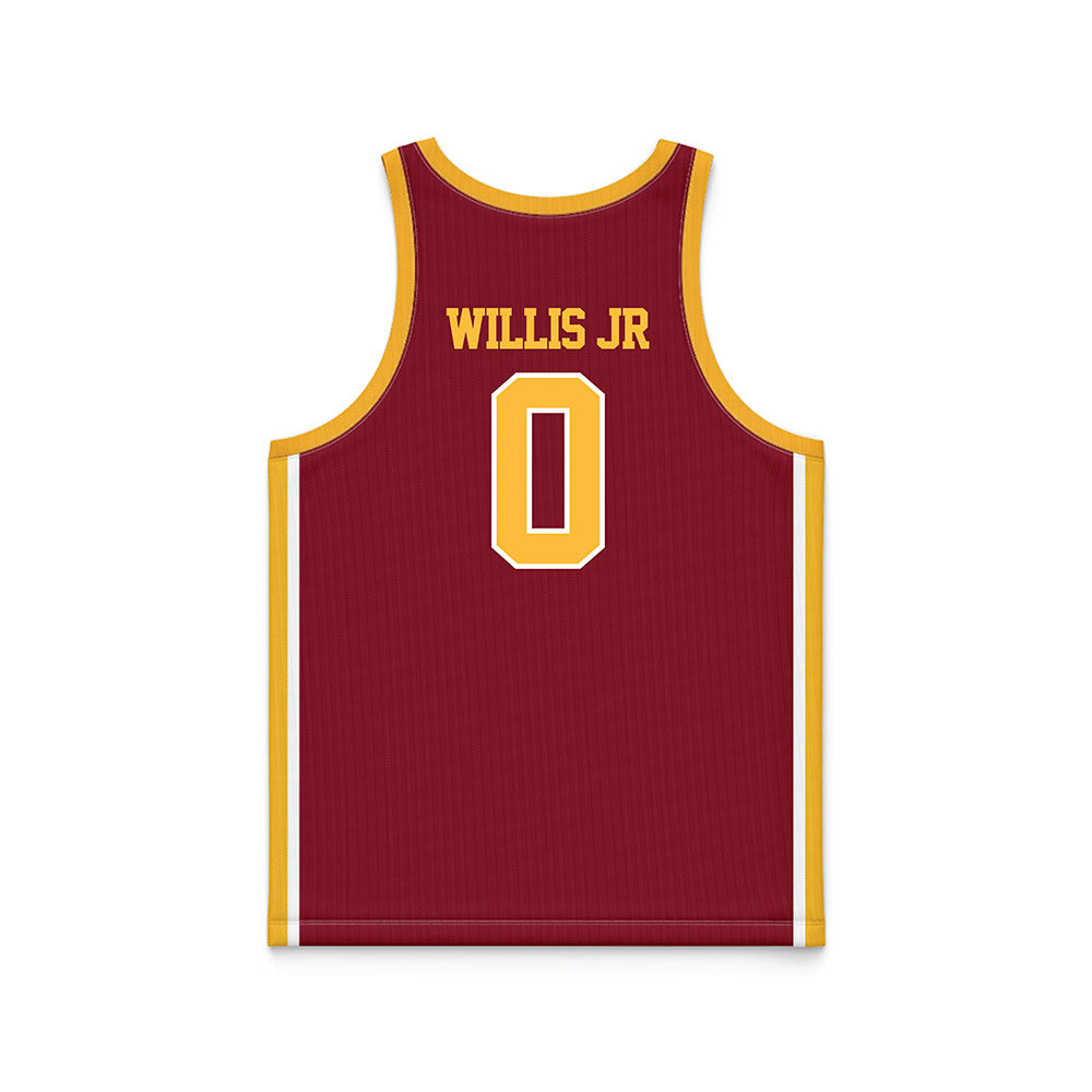 Minnesota - NCAA Men's Basketball : Chansey Willis Jr - Retro Maroon Basketball Jersey-1