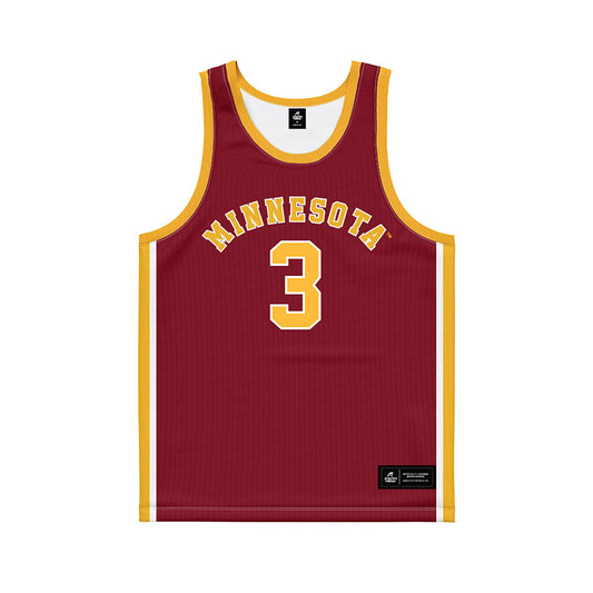 Minnesota - NCAA Women's Basketball : Amaya Battle - Retro Maroon Basketball Jersey-0