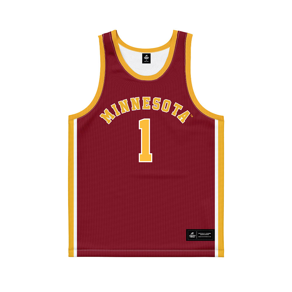 Minnesota - NCAA Men's Basketball : Isaac Asuma - Retro Maroon Basketball Jersey-0