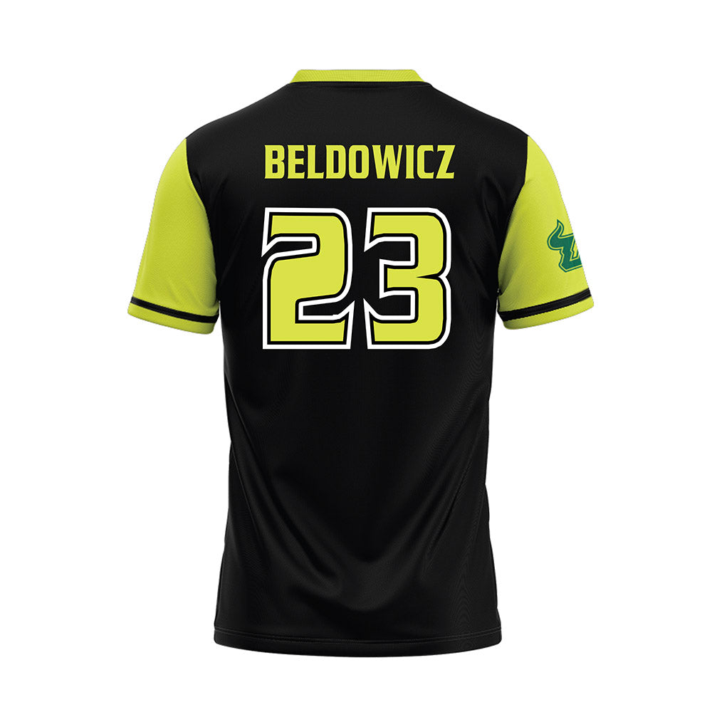 USF - NCAA Softball : Lexi Beldowicz - Black/Slime Jersey-1