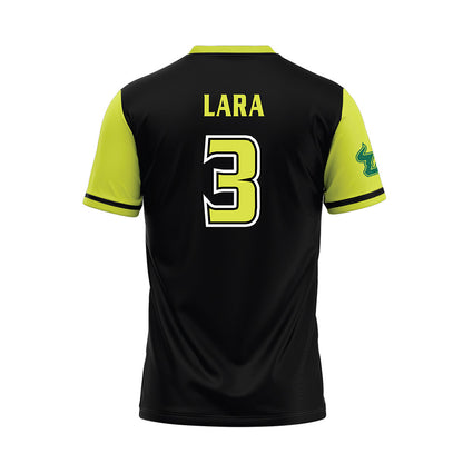 USF - NCAA Softball : Ariana Lara - Black/Slime Jersey-1