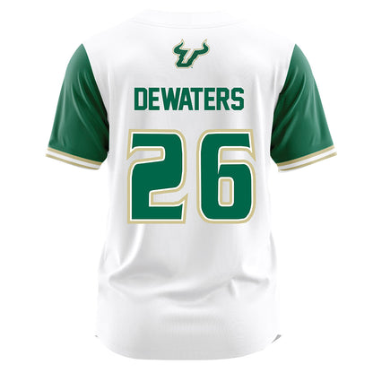 USF - NCAA Softball : Alice DeWaters - White Jersey
