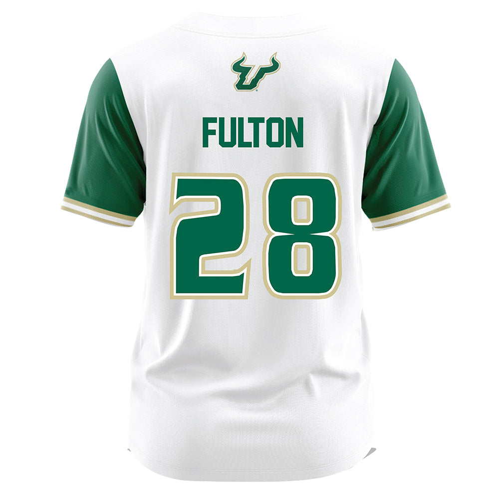 USF - NCAA Softball : Toryn Fulton - White Jersey-1