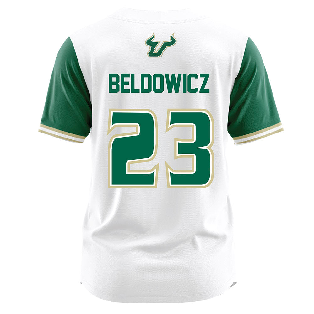 USF - NCAA Softball : Lexi Beldowicz - White Jersey-1