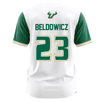 USF - NCAA Softball : Lexi Beldowicz - White Jersey-1