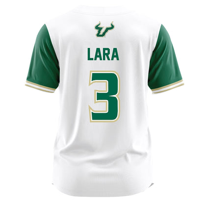 USF - NCAA Softball : Ariana Lara - White Jersey-1