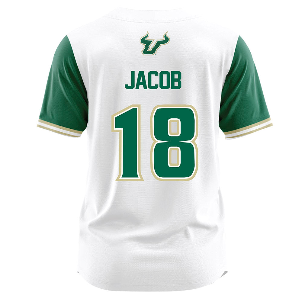 USF - NCAA Softball : Amelia Jacob - White Jersey-1