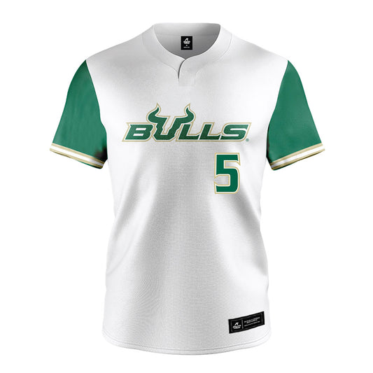 USF - NCAA Softball : Jamia Nelson - White Jersey-0