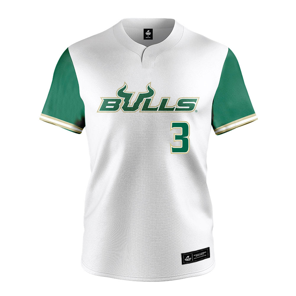 USF - NCAA Softball : Ariana Lara - White Jersey-0