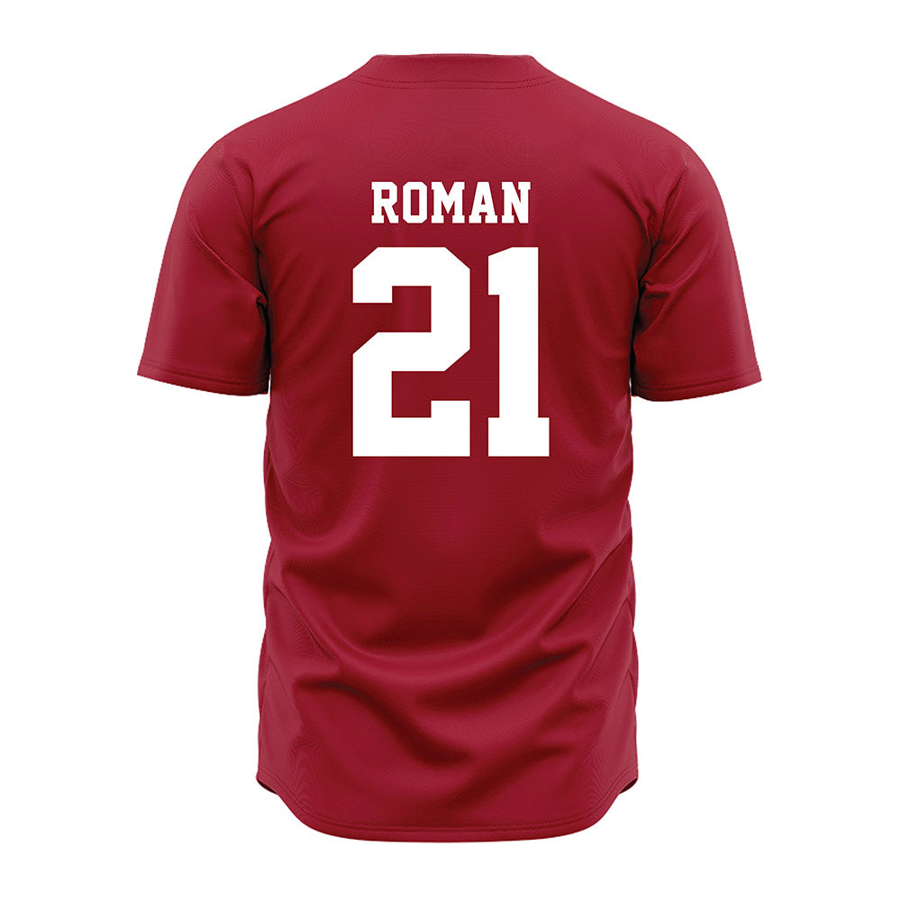 Alabama - NCAA Softball : Ana Roman - Red Jersey-1