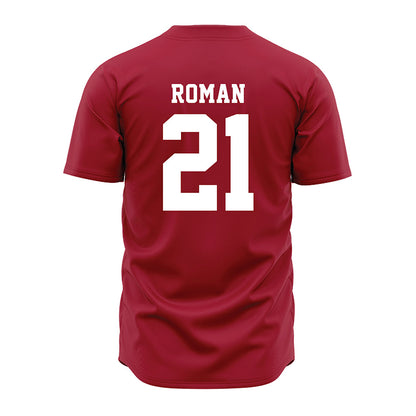 Alabama - NCAA Softball : Ana Roman - Red Jersey-1