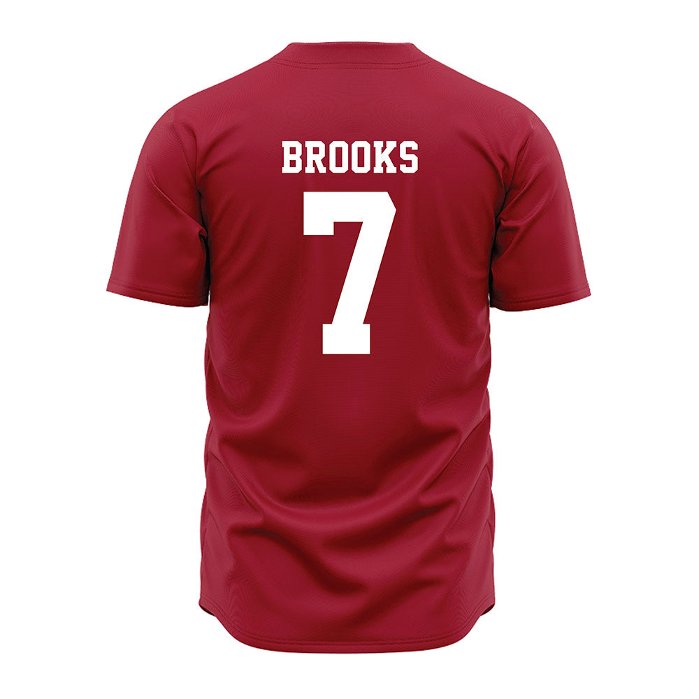 Alabama - NCAA Softball : Holly Beth Brooks - Red Jersey-1