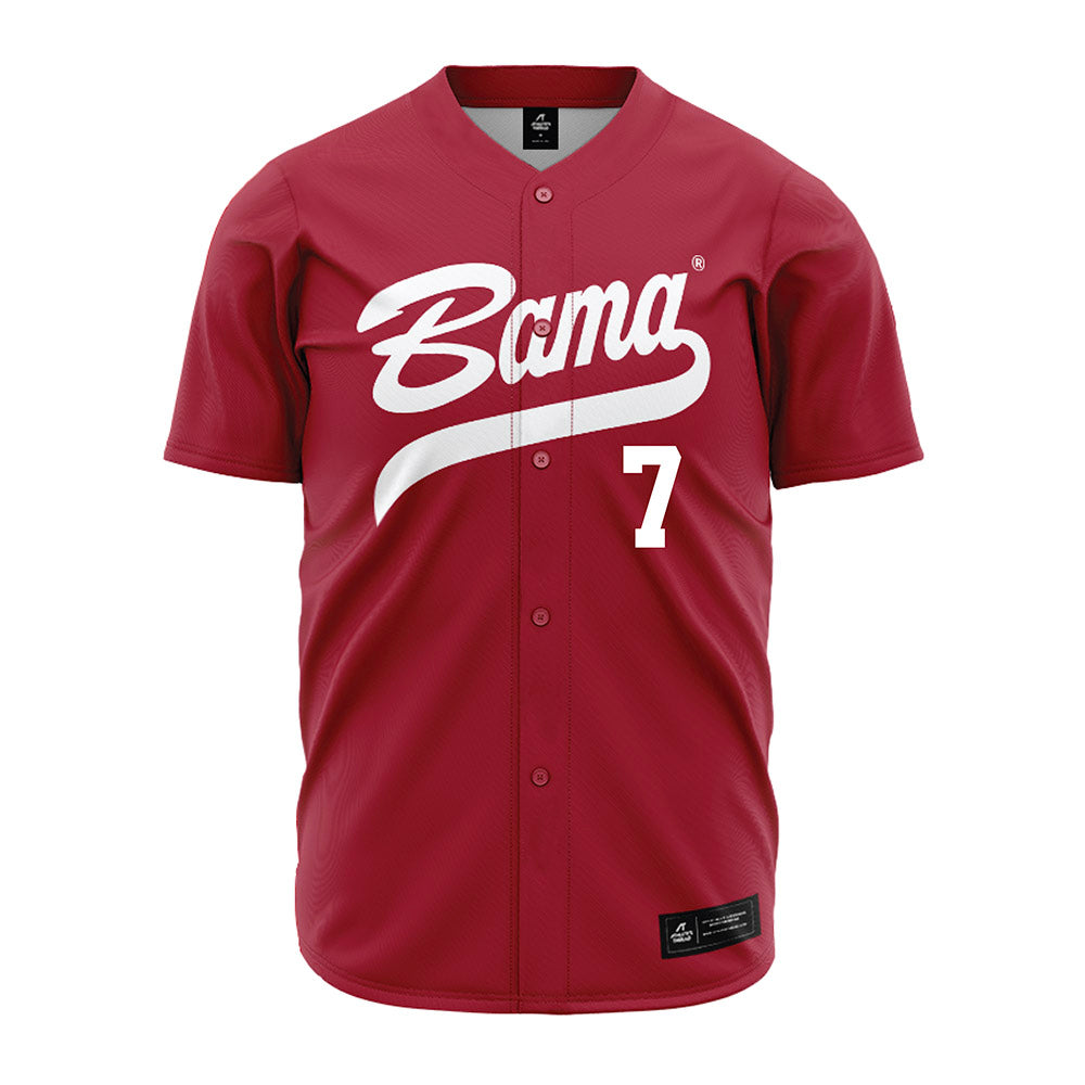 Alabama - NCAA Softball : Holly Beth Brooks - Red Jersey-0