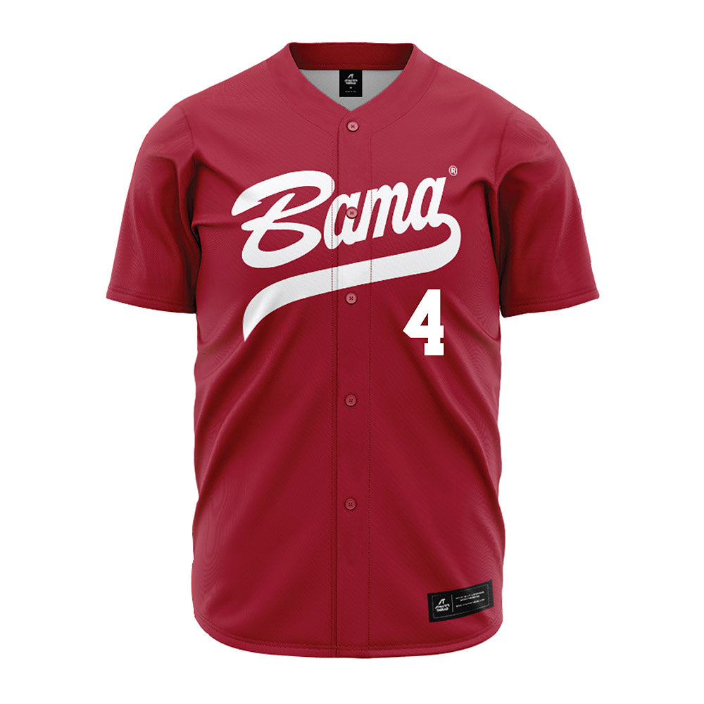 Alabama - NCAA Softball : Jena Young - Red Jersey-0
