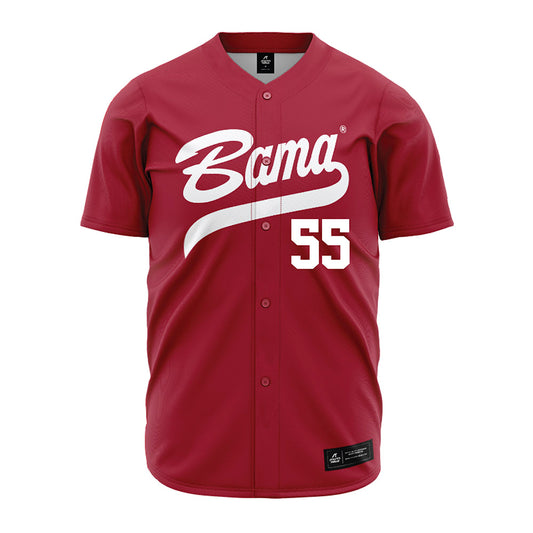 Alabama - NCAA Softball : Alea Johnson - Red Jersey-0