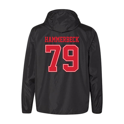 Nebraska - NCAA Football : Shawn Hammerbeck - Windbreaker-1