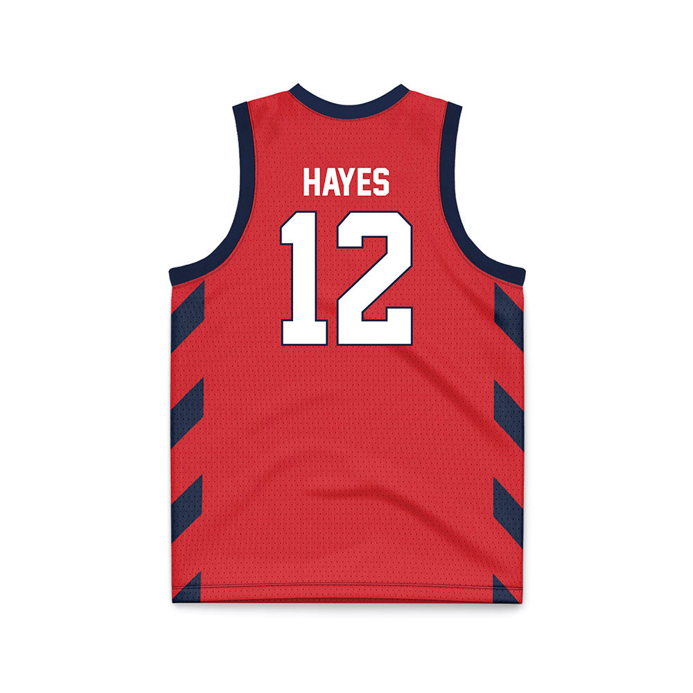 St. Johns - NCAA Women's Basketball : Kyla Hayes - Red Basketball Jersey-1