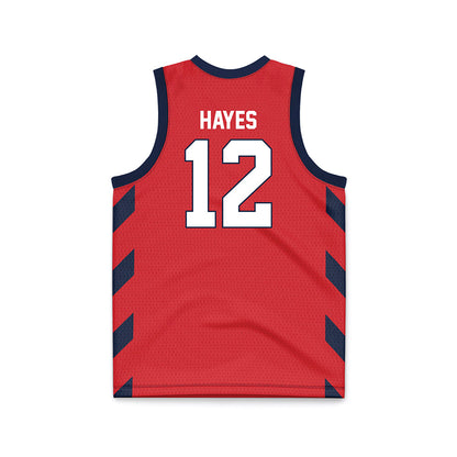 St. Johns - NCAA Women's Basketball : Kyla Hayes - Red Basketball Jersey-1