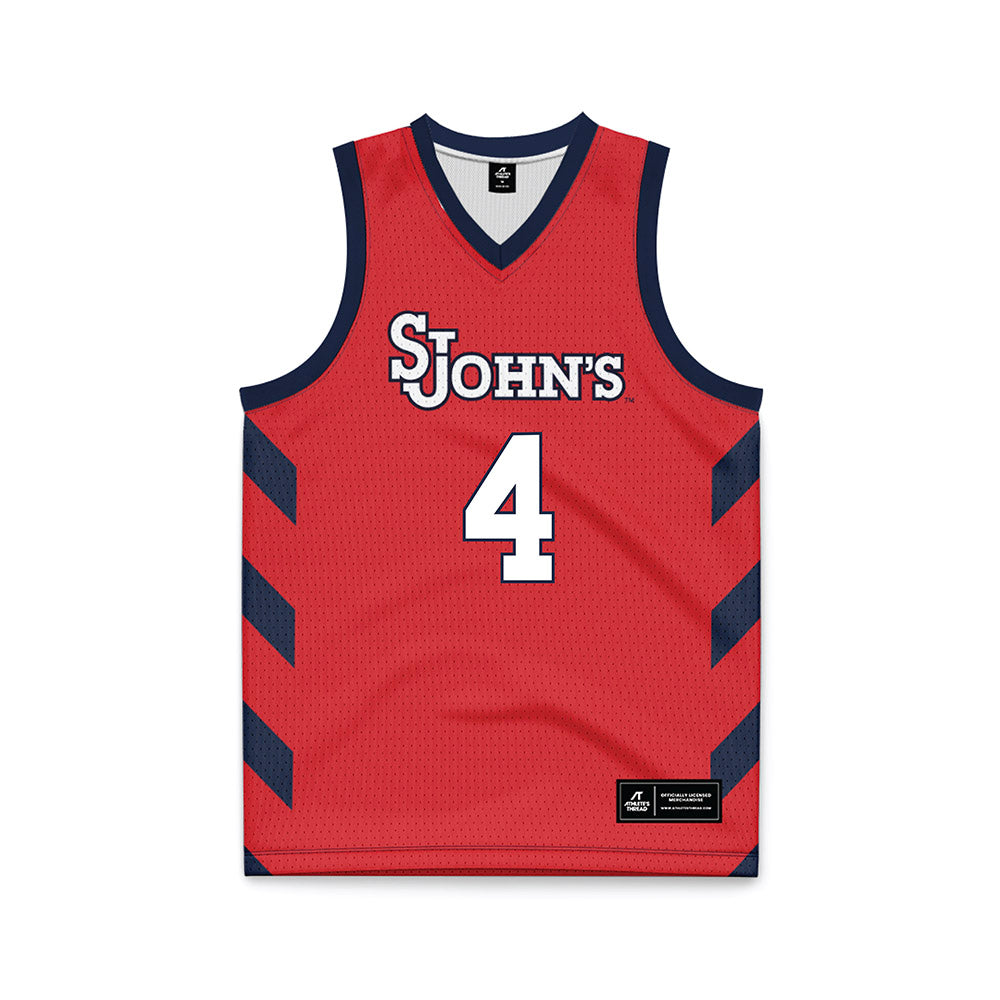 St. Johns - NCAA Women's Basketball : Skye Owen - Red Basketball Jersey