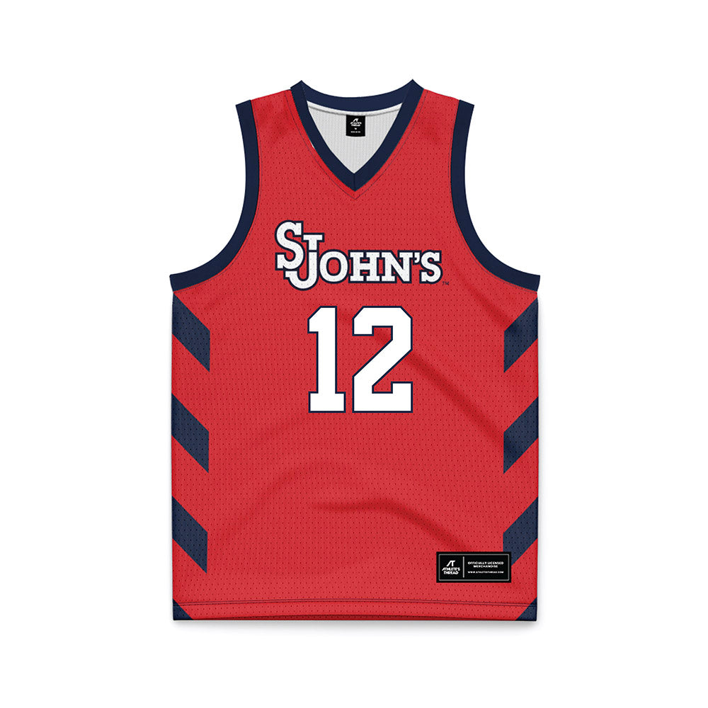 St. Johns - NCAA Women's Basketball : Kyla Hayes - Red Basketball Jersey-0