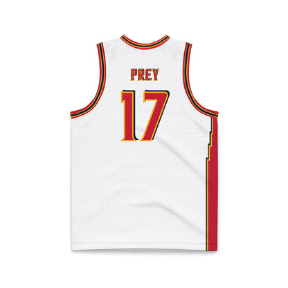 St. Johns - NCAA Men's Basketball : Ruben Prey - White Basketball Jersey-1